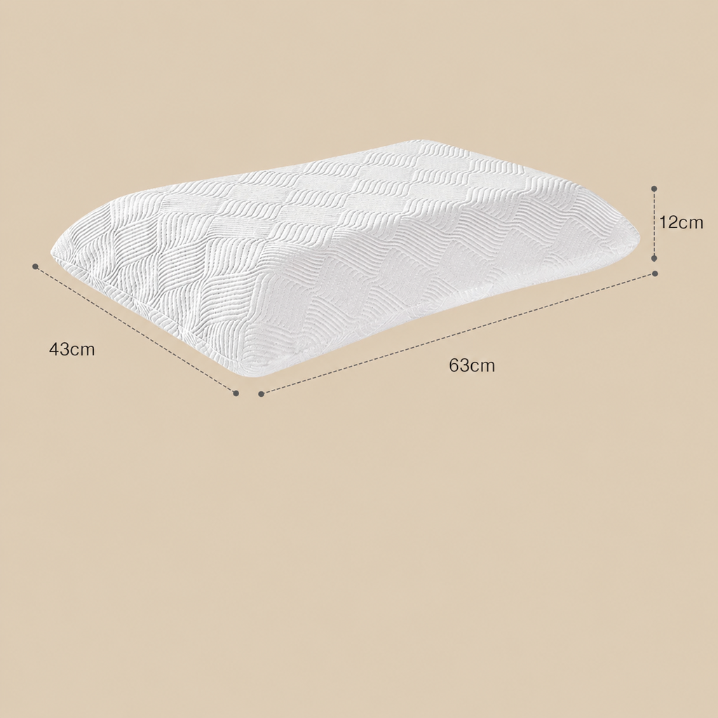 Memory Foam XXL Cooling Neck Pillow for Side Sleeping, Multiple Sizes