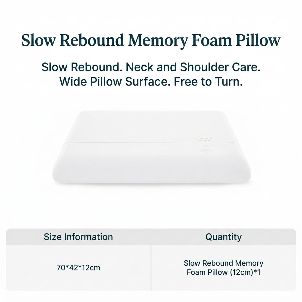 Memory Foam Cervical Support Pillow