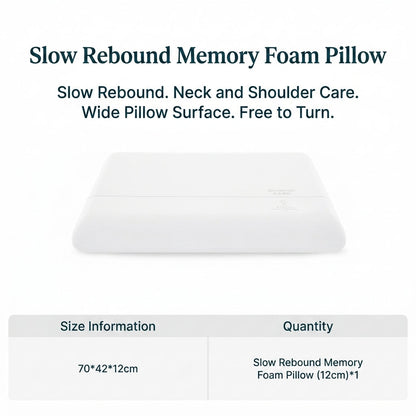 Memory Foam Cervical Support Pillow