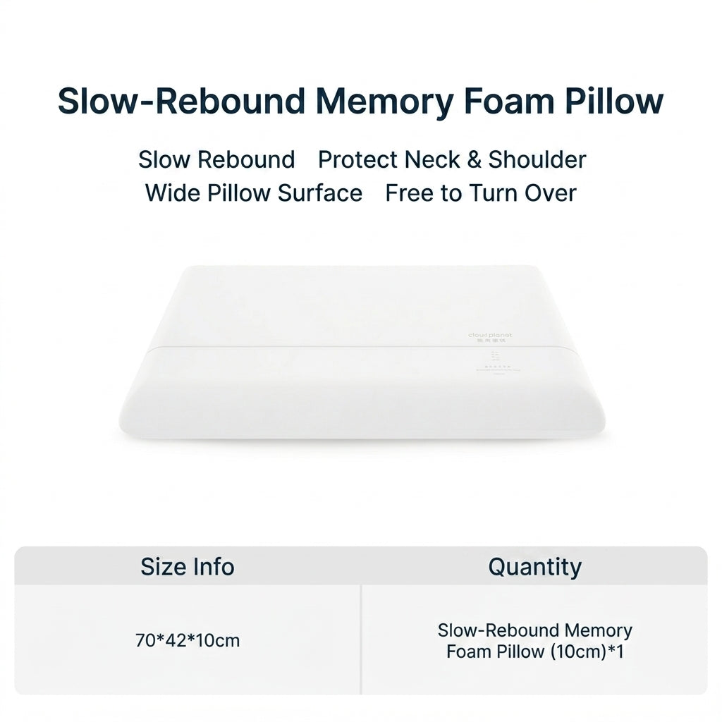 Memory Foam Cervical Support Pillow