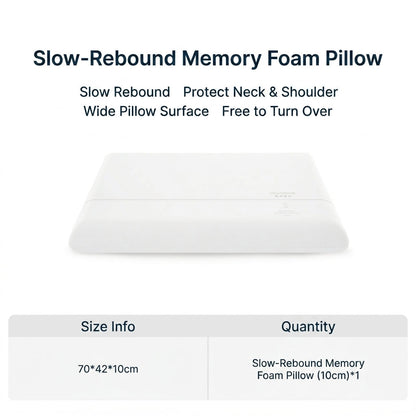 Memory Foam Cervical Support Pillow