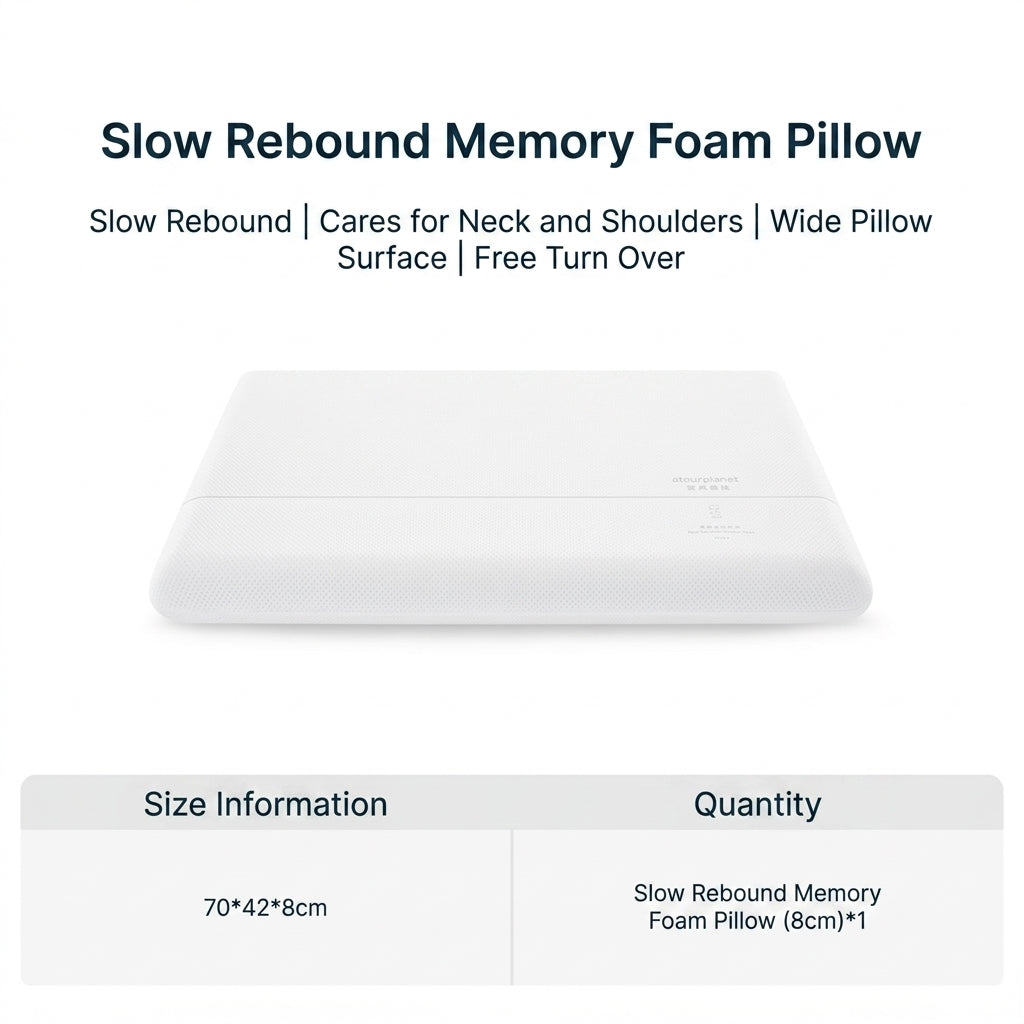 Memory Foam Cervical Support Pillow