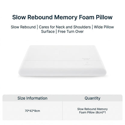 Memory Foam Cervical Support Pillow