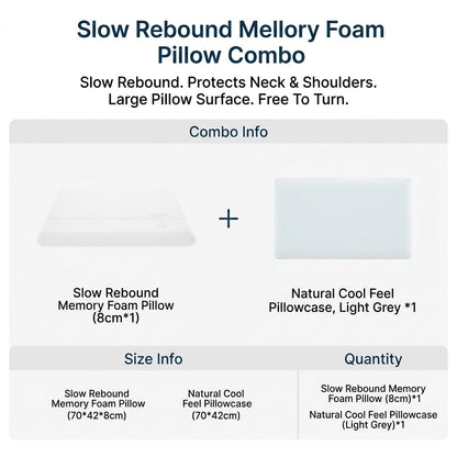 Memory Foam Cervical Support Pillow