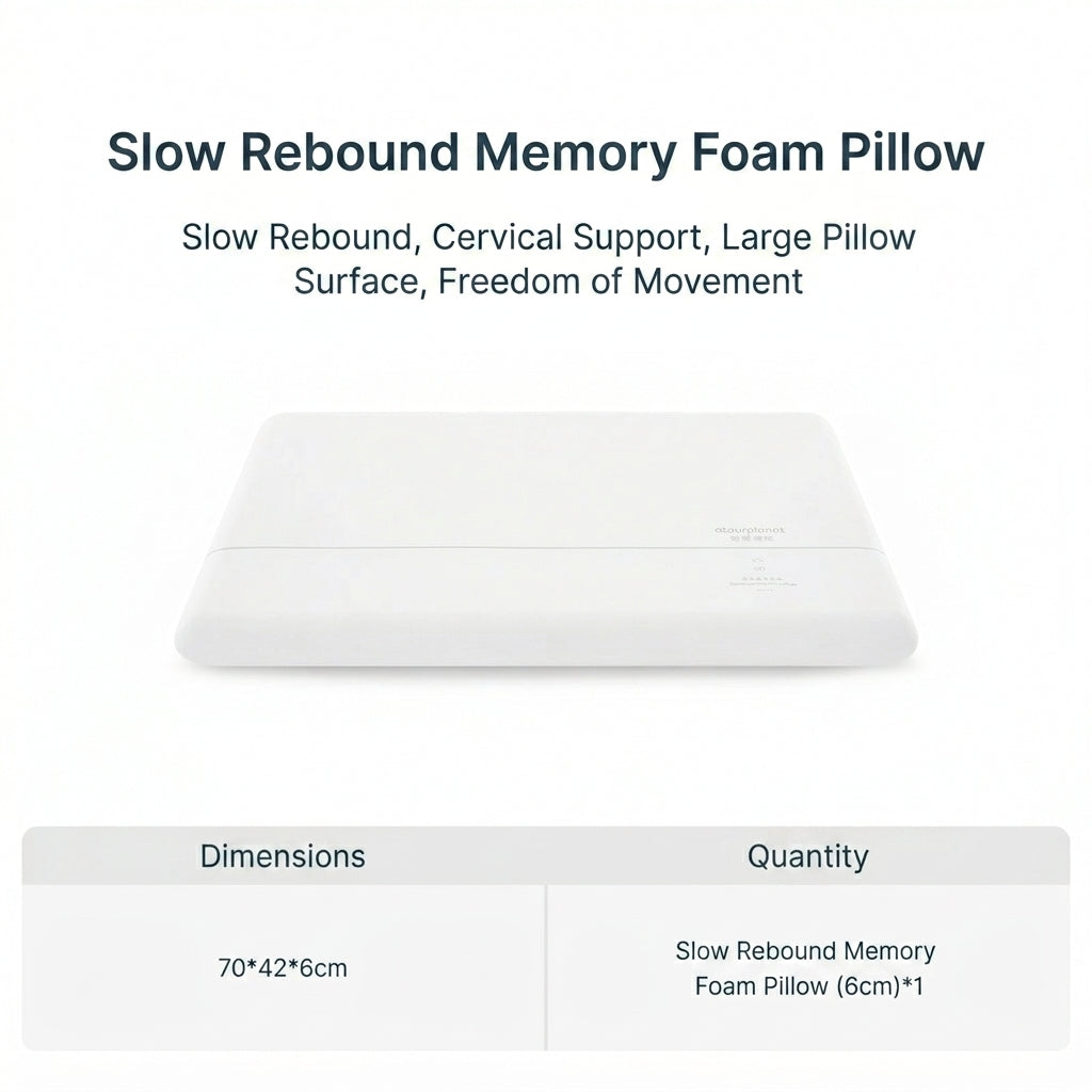 Memory Foam Cervical Support Pillow