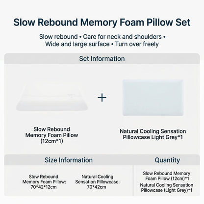 Memory Foam Cervical Support Pillow
