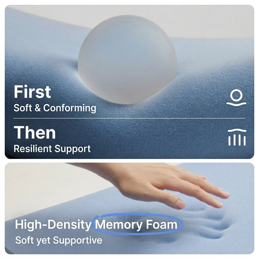 Memory Foam Pillow for Sleepers