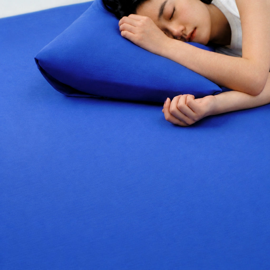 Cooling Second-Skin Pillowcase Covers, Moisture-Wicking Comfort in Three Colors, Blue/Gray/Off White