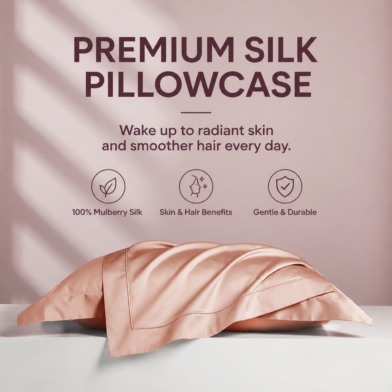 Cotton Sateen Pillowcase