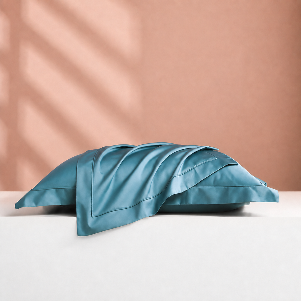 Silky-Smooth 100s Cotton Sateen Pillowcase by for Serene, Color‑Rich Sleep, Multiple Colors, Queen 18.9“x29.1“/King 20“x35.8“