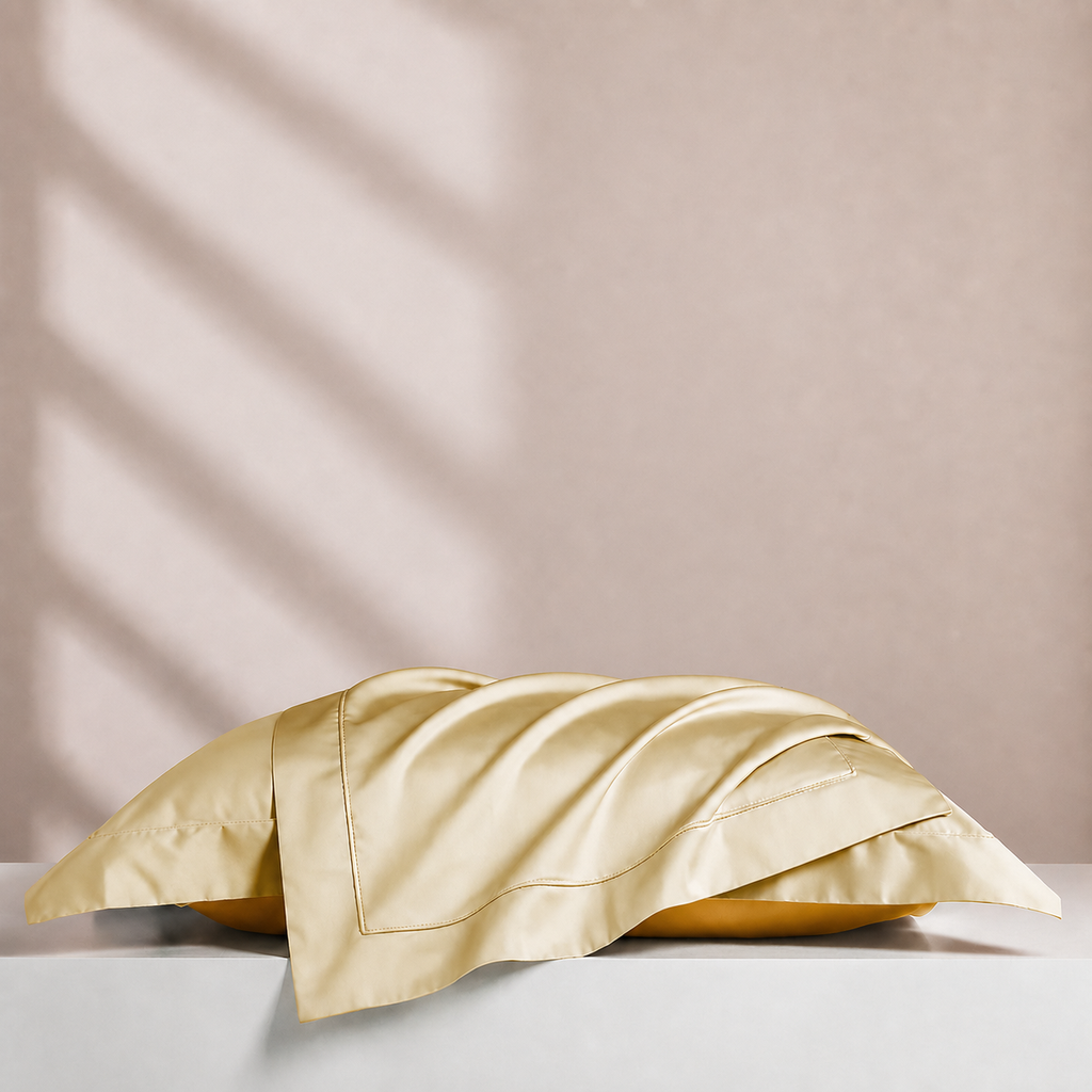 Silky-Smooth 100s Cotton Sateen Pillowcase by for Serene, Color‑Rich Sleep, Multiple Colors, Queen 18.9“x29.1“/King 20“x35.8“