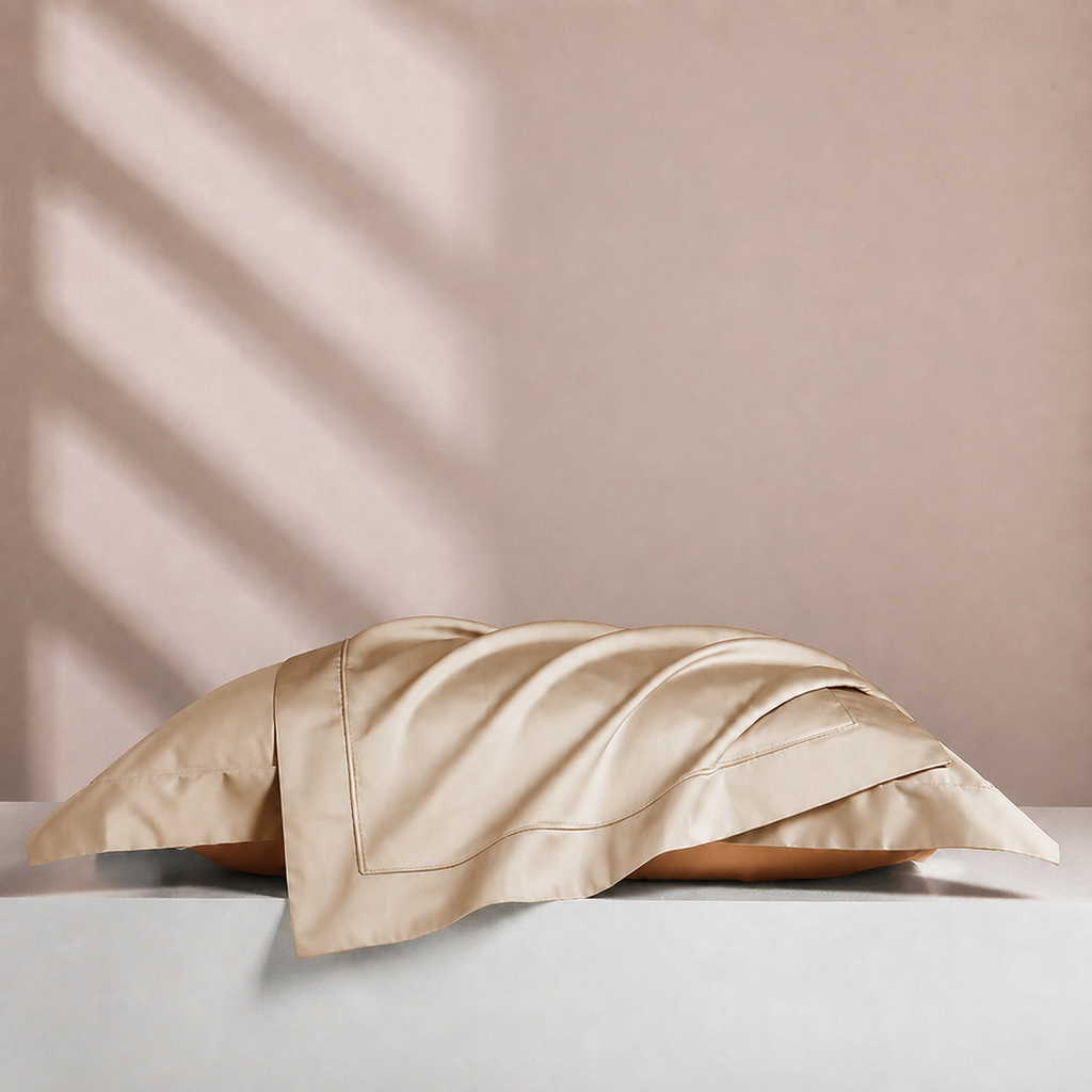 Silky-Smooth 100s Cotton Sateen Pillowcase by for Serene, Color‑Rich Sleep, Multiple Colors, Queen 18.9“x29.1“/King 20“x35.8“