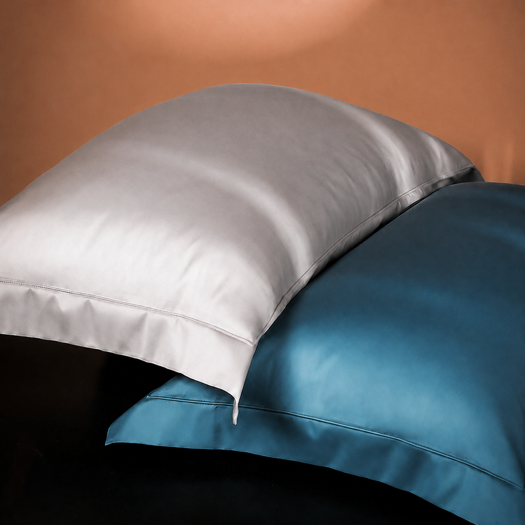 Silky-Smooth 100s Cotton Sateen Pillowcase by for Serene, Color‑Rich Sleep, Multiple Colors, Queen 18.9“x29.1“/King 20“x35.8“