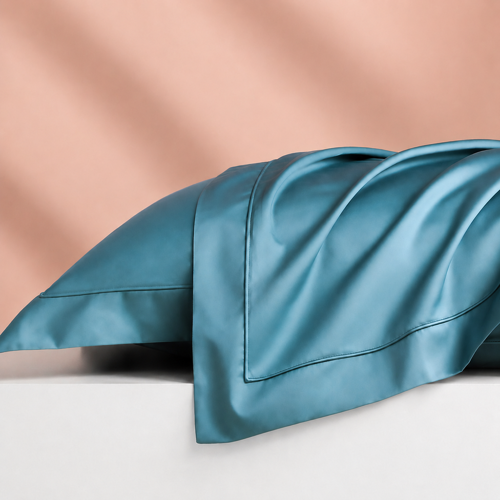 Silky-Smooth 100s Cotton Sateen Pillowcase by for Serene, Color‑Rich Sleep, Multiple Colors, Queen 18.9“x29.1“/King 20“x35.8“