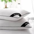 Silk Siberian Goose Down Cervical Pillow for Side Sleeping, Medium/High