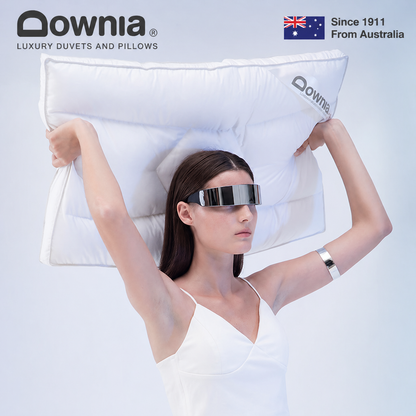 Zoned Low-Profile Goose Down Pillow