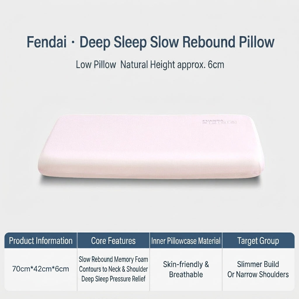 Blush Cloud Memory Foam Pillow
