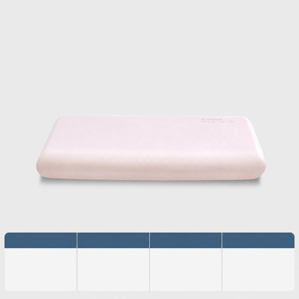 Silk Blush Cloud Memory Foam Cervical Pillow for Neck Support, Multiple Types