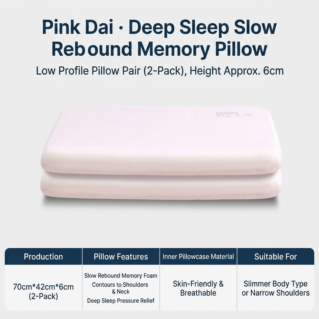 Blush Cloud Memory Foam Pillow