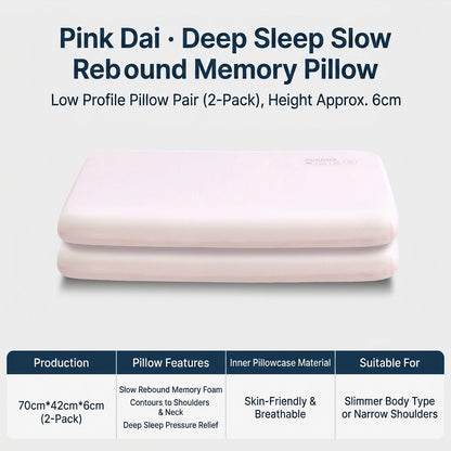 Blush Cloud Memory Foam Pillow