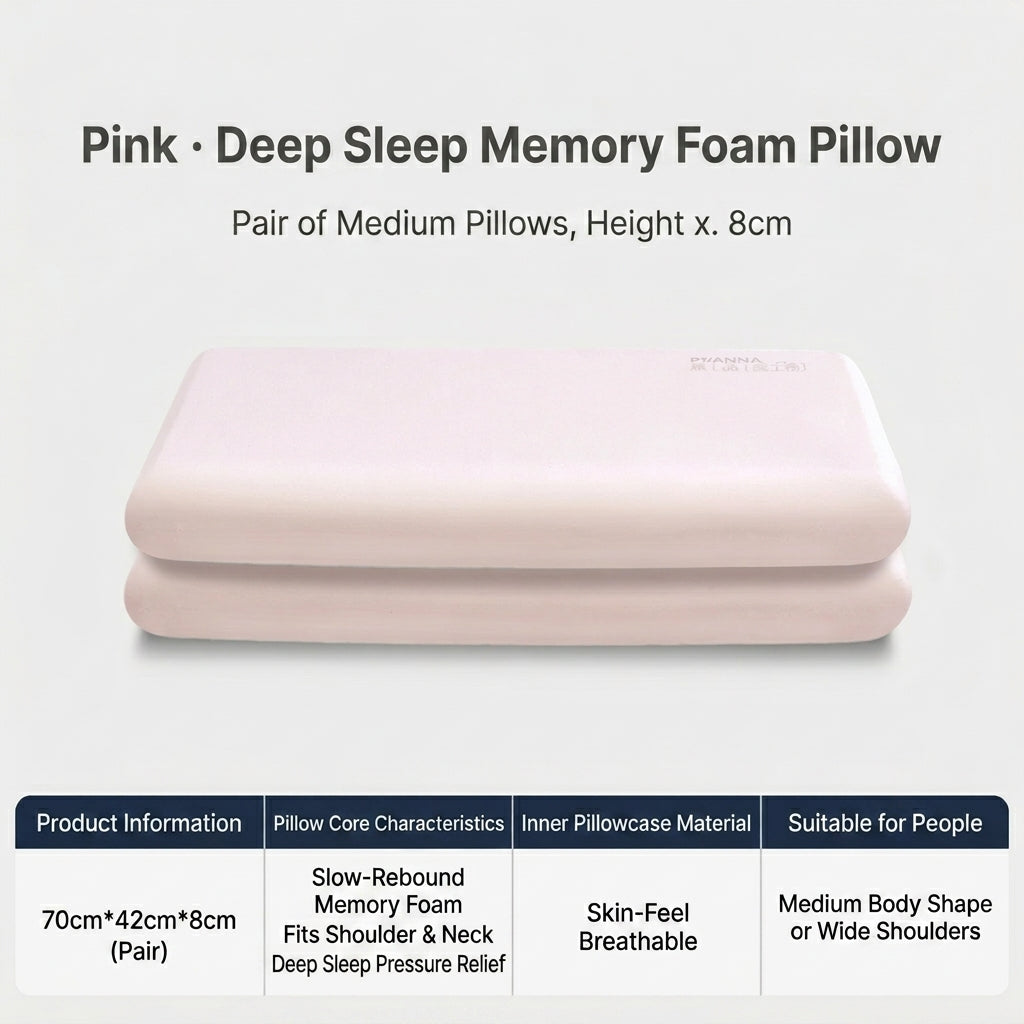 Blush Cloud Memory Foam Pillow