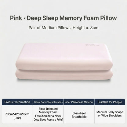 Blush Cloud Memory Foam Pillow