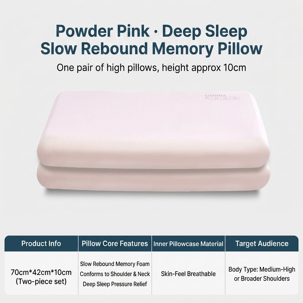 Blush Cloud Memory Foam Pillow