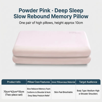 Blush Cloud Memory Foam Pillow
