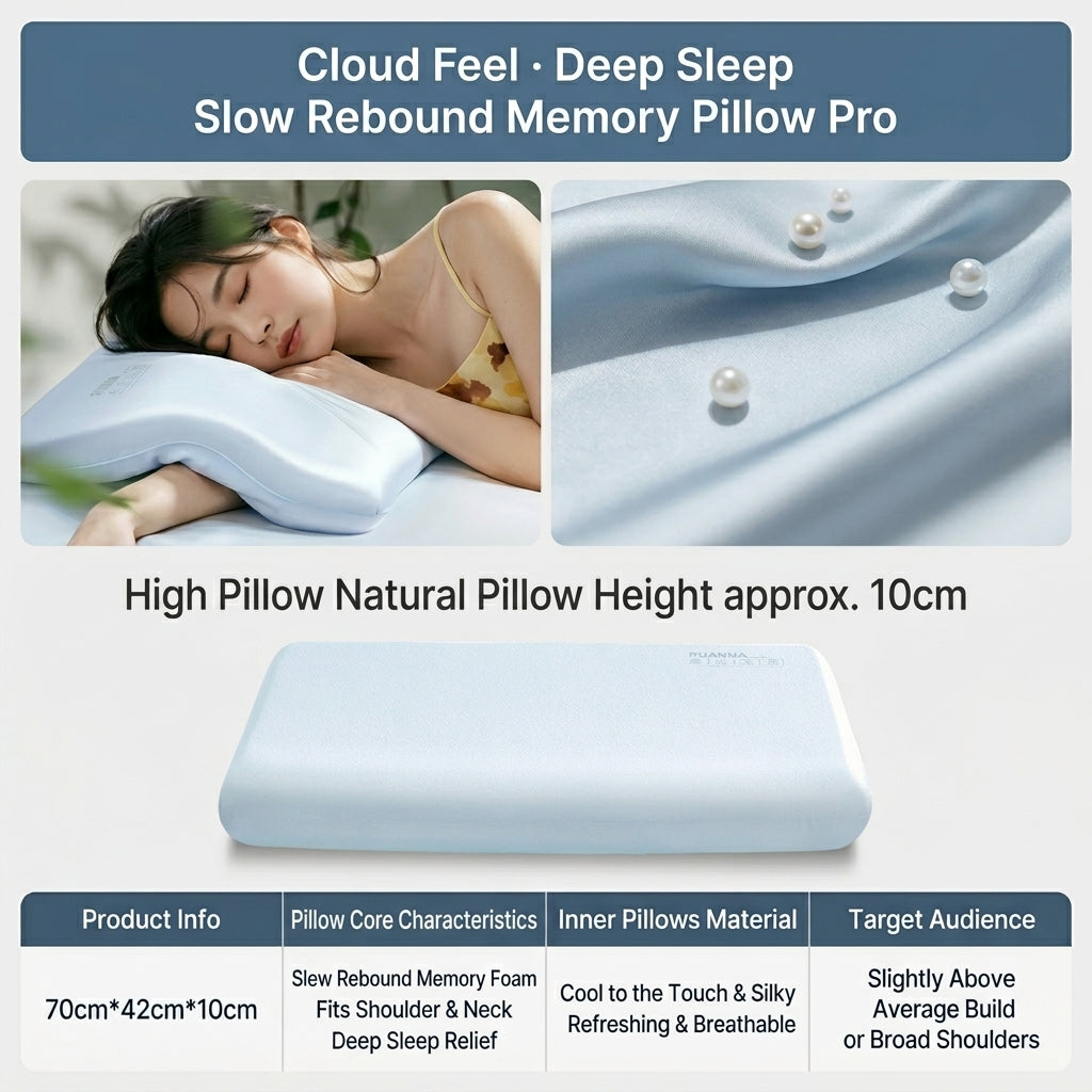 Blush Cloud Memory Foam Pillow