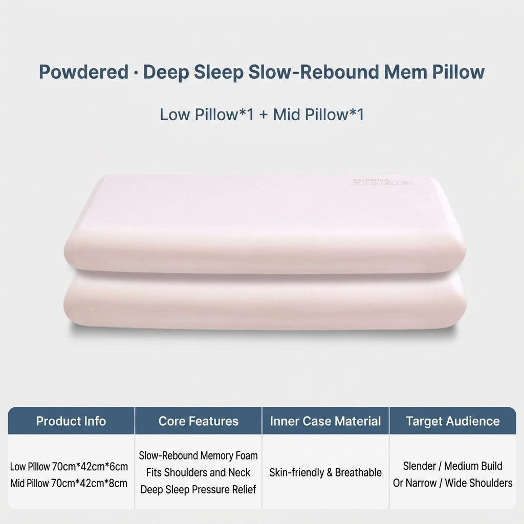Blush Cloud Memory Foam Pillow