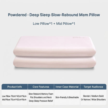 Blush Cloud Memory Foam Pillow