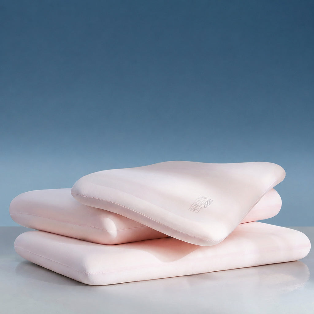 Silk Blush Cloud Memory Foam Cervical Pillow for Neck Support, Multiple Types
