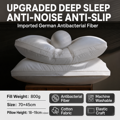 Cloud-Soft Antibacterial Hotel Pillow