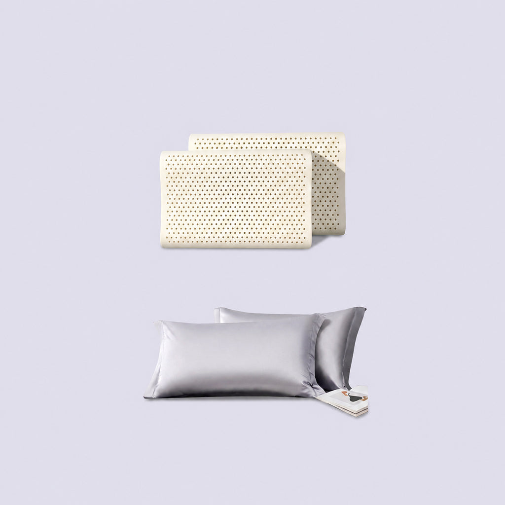 Cooling Wave-Contour Thai Natural Latex Pillow for Neck Alignment and Deeper Sleep, Multiple Types