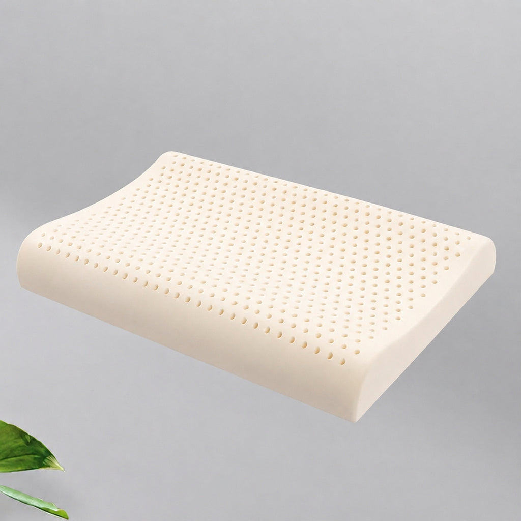 Cooling Wave-Contour Thai Natural Latex Pillow for Neck Alignment and Deeper Sleep, Multiple Types