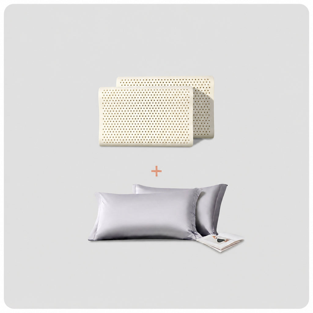 Cooling Wave-Contour Thai Natural Latex Pillow for Neck Alignment and Deeper Sleep, Multiple Types
