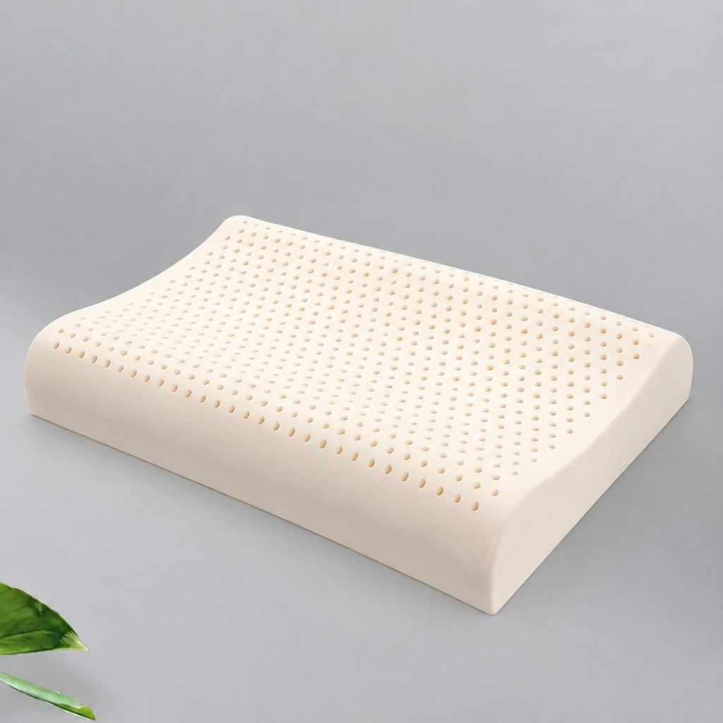 Cooling Wave-Contour Thai Natural Latex Pillow for Neck Alignment and Deeper Sleep, Multiple Types