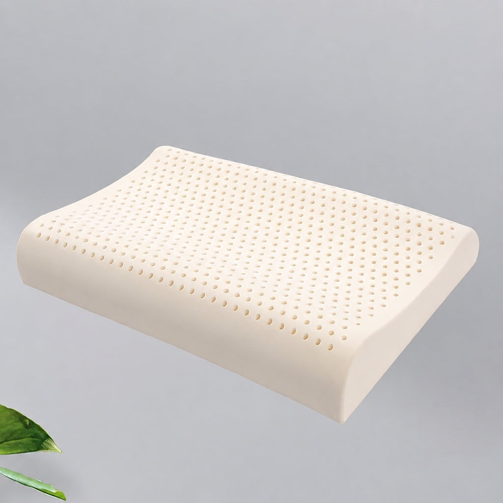 Cooling Wave-Contour Thai Natural Latex Pillow for Neck Alignment and Deeper Sleep, Multiple Types