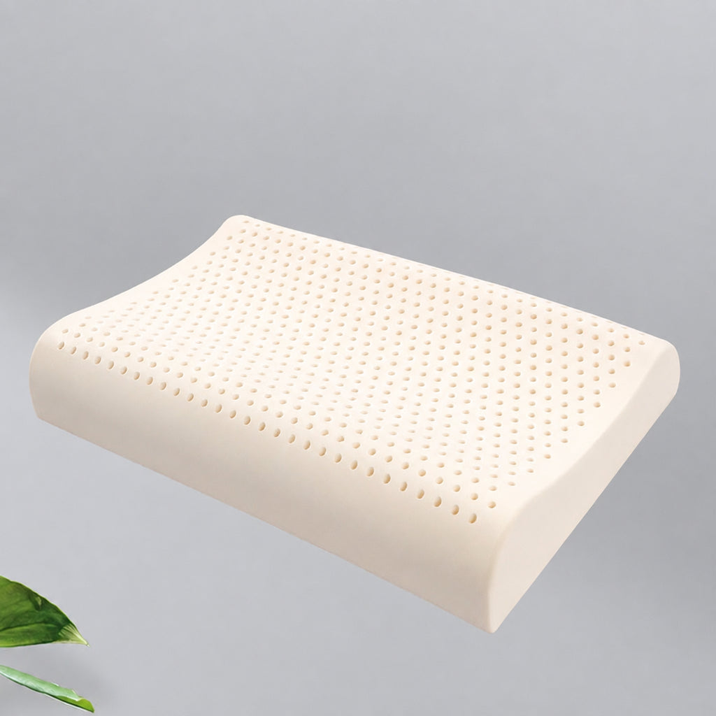 Cooling Wave-Contour Thai Natural Latex Pillow for Neck Alignment and Deeper Sleep, Multiple Types