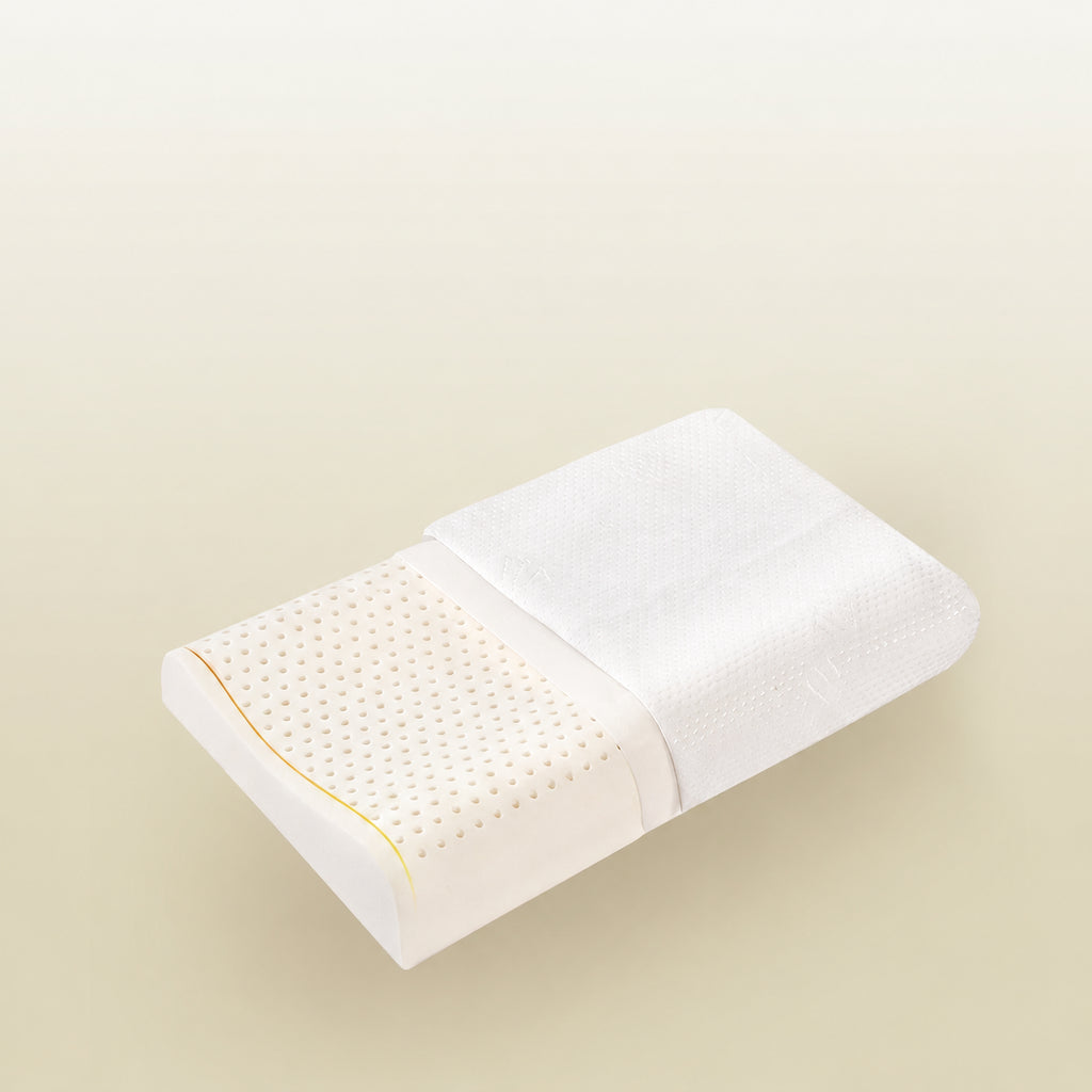 Cooling Wave-Contour Thai Natural Latex Pillow for Neck Alignment and Deeper Sleep, Multiple Types