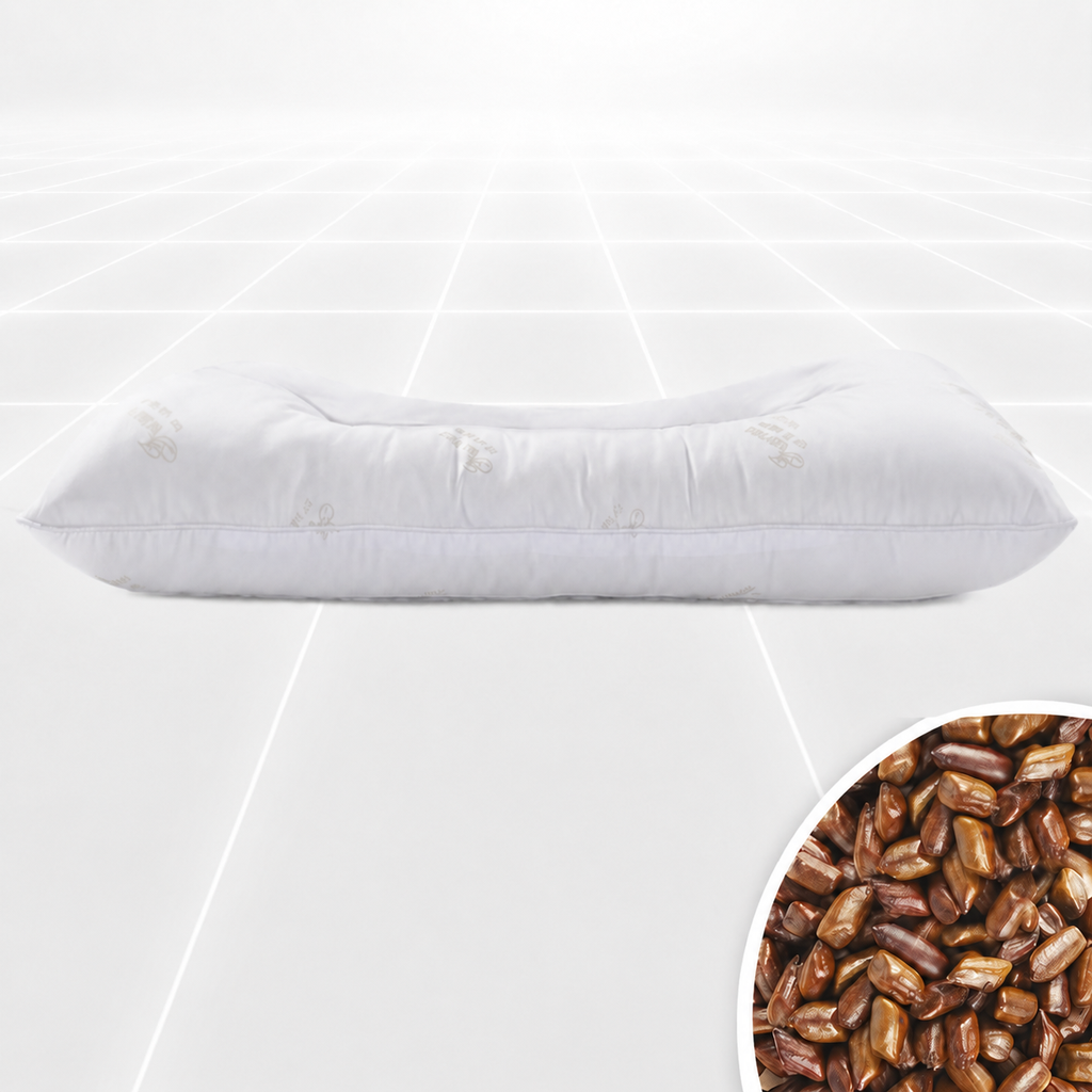 Cooling Cassia Seed Cervical Pillow Pair for Side Sleeping, Multiple Styles