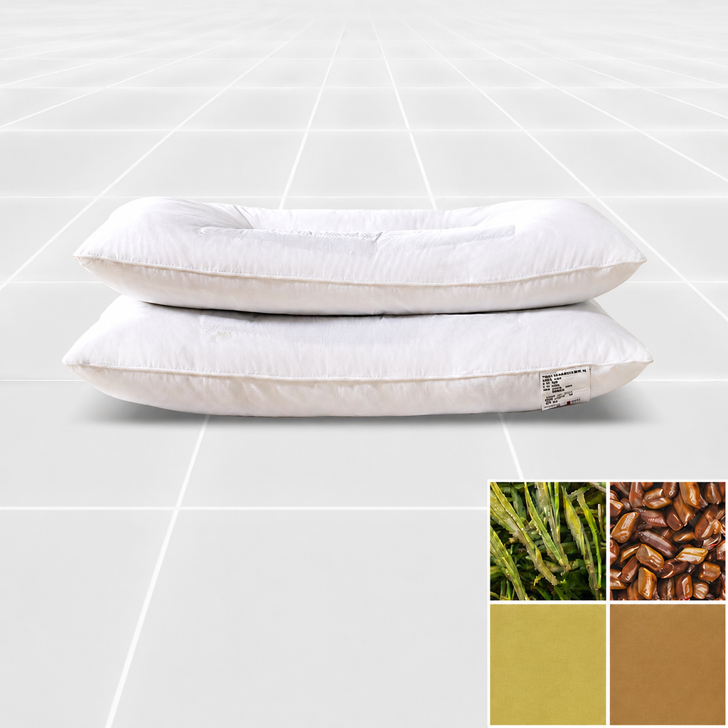 Cooling Cassia Seed Cervical Pillow Pair for Side Sleeping, Multiple Styles