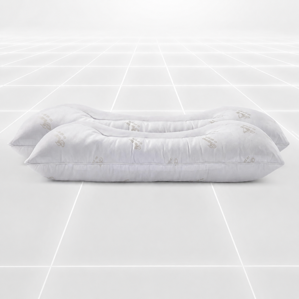 Cooling Cassia Seed Cervical Pillow Pair for Side Sleeping, Multiple Styles