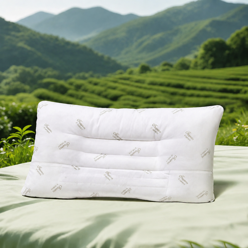 Cooling Cassia Seed Cervical Pillow Pair for Side Sleeping, Multiple Styles