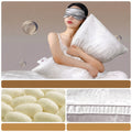 Cooling Luxe Silk‑Jacquard Cervical Support Pillows for Cloud‑Like Sleep, Medium/Low/High/Medium