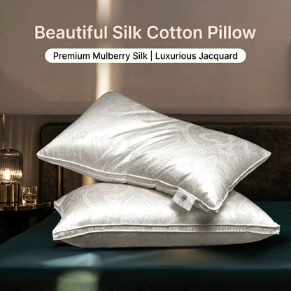 Silk Jacquard Cervical Pillow