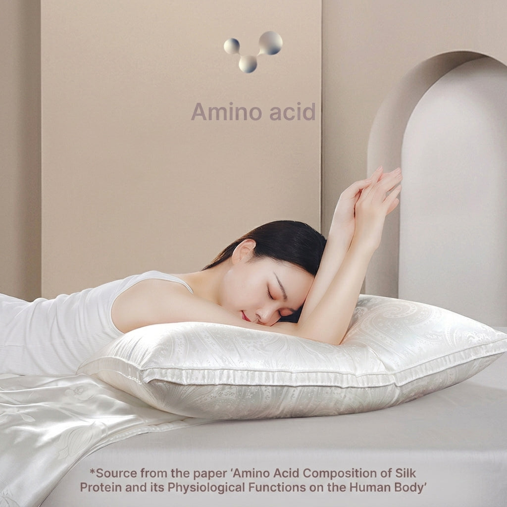 Silk Jacquard Cervical Pillow