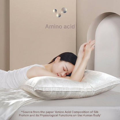 Silk Jacquard Cervical Pillow