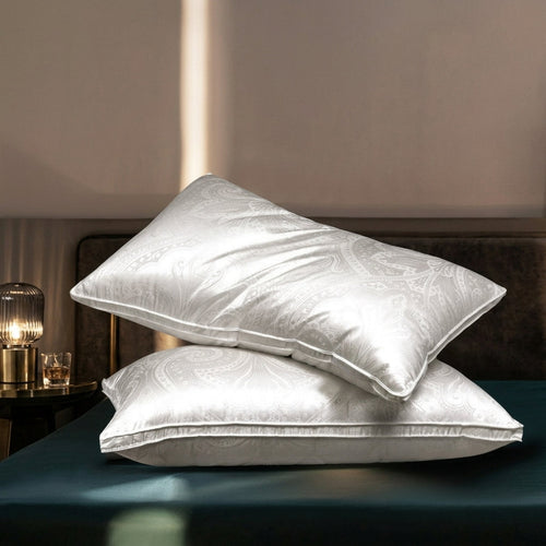 Silk Jacquard Cervical Pillow