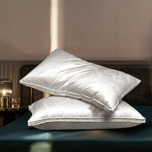 Silk Jacquard Cervical Pillow